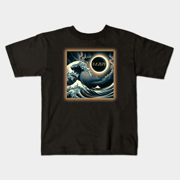 Eclipse Shirt 2024 Totality Eclipse Tshirt Total Solar Eclipse Shirt April 8 2024 Tee Eclipse 2024 Funny Astronomy Gift Solar Eclipse Sun Moon Shirt Kids T-Shirt by HoosierDaddy